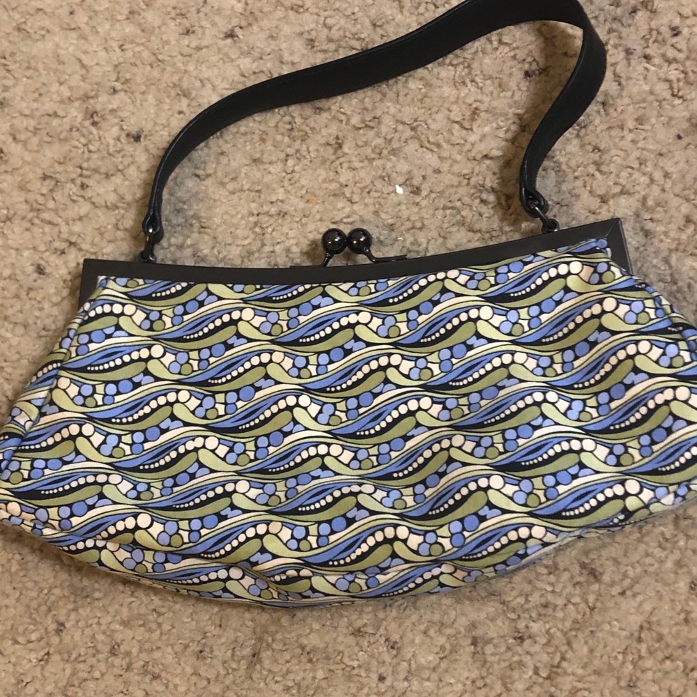 Talbots kiss lock handbag